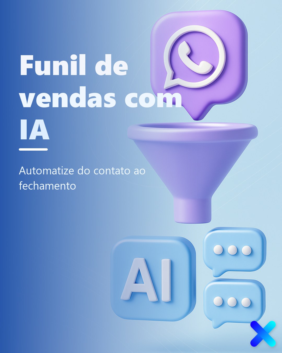 Funil de vendas com IA: automatize do contato ao fechamento