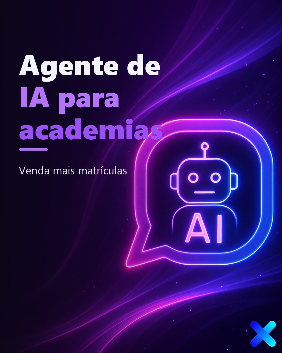 Agente de IA para academias: venda mais matrículas