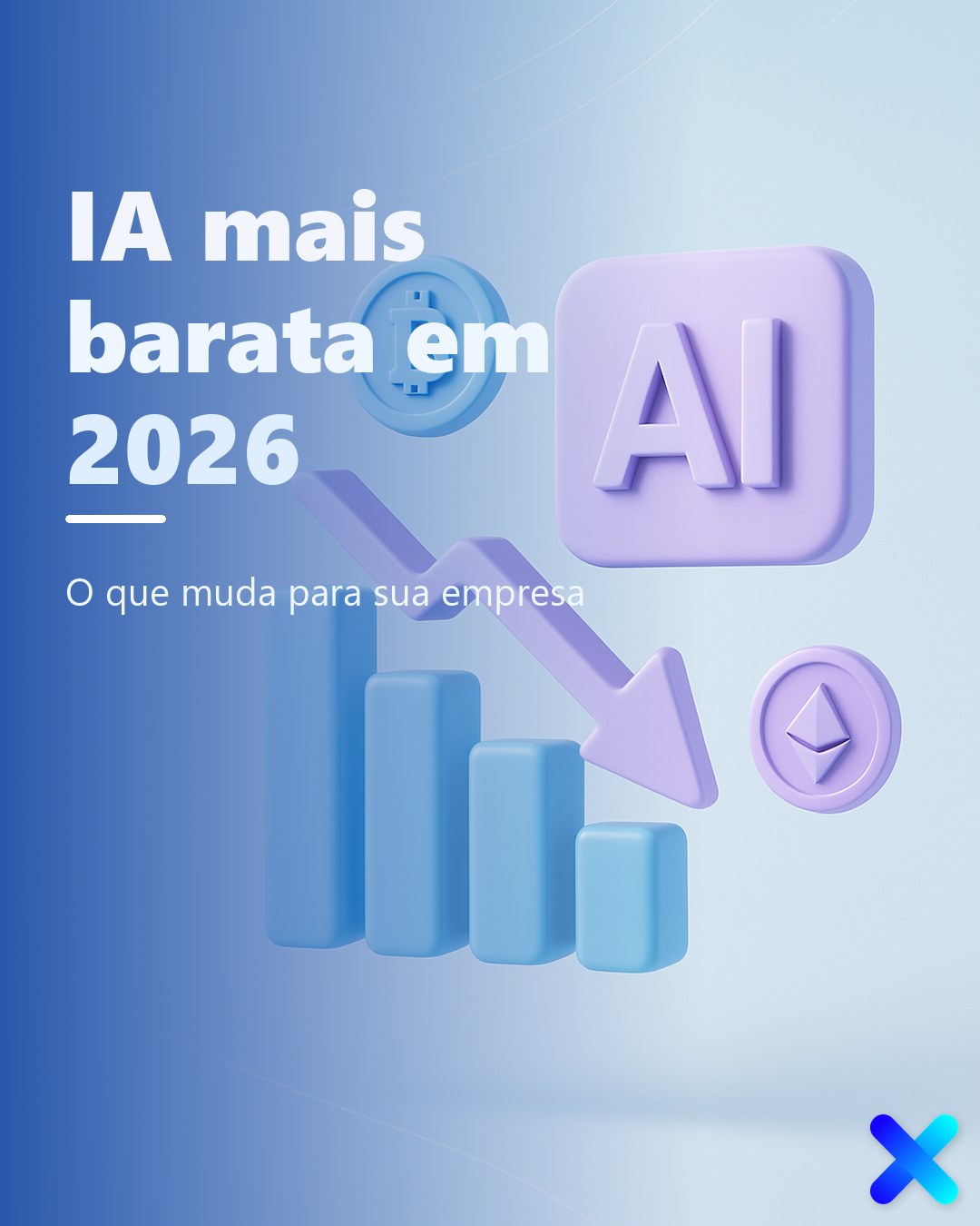 IA mais barata em 2026: o que muda para sua empresa