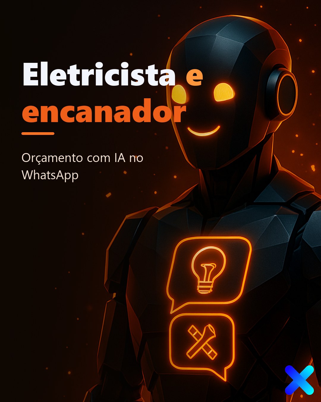 Eletricista e encanador: orçamento com IA no WhatsApp