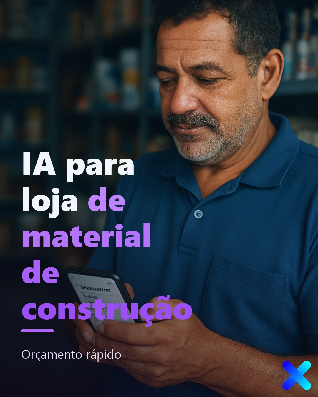 IA para loja de material de construção: orçamento rápido