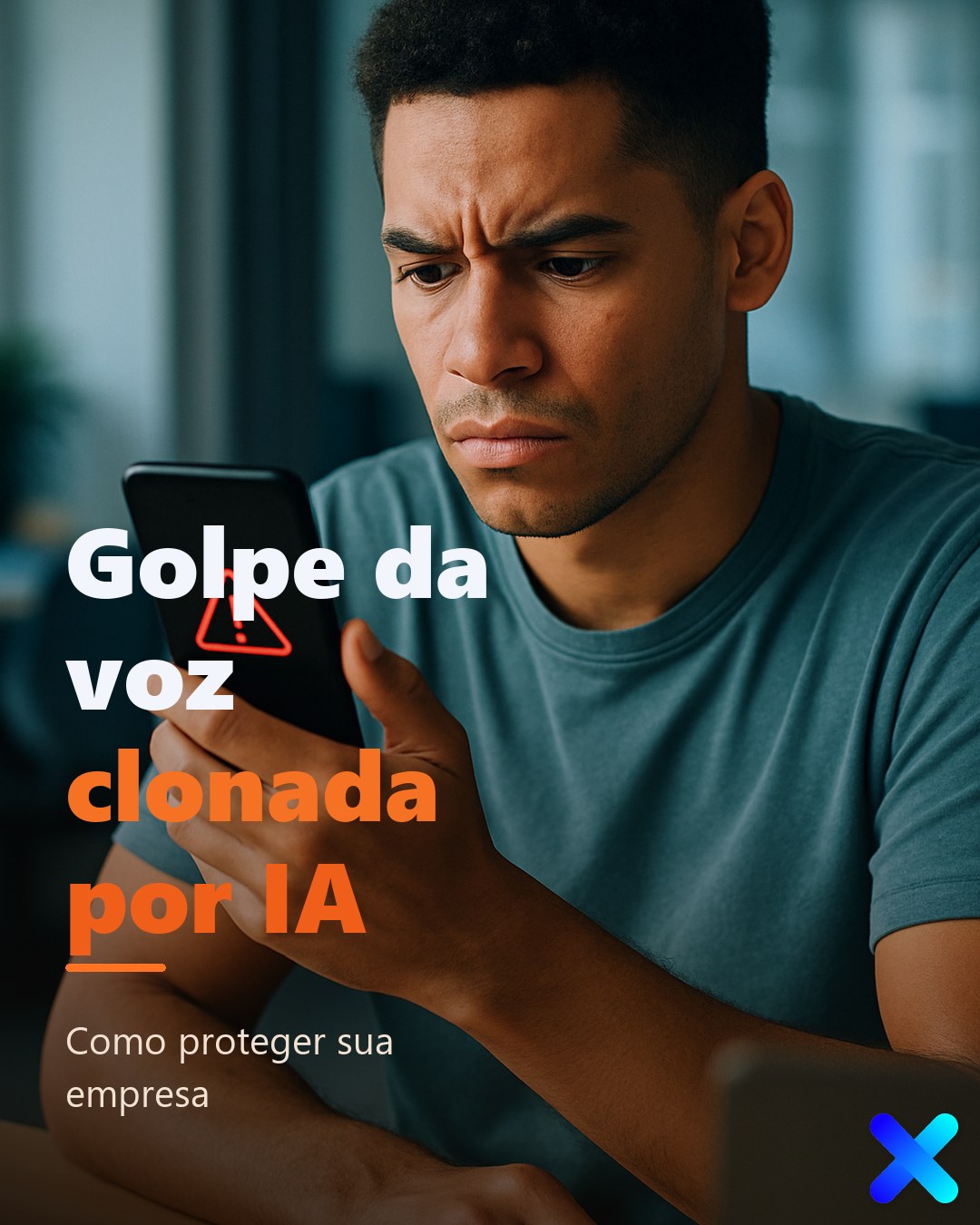 Golpe da voz clonada por IA: como proteger sua empresa