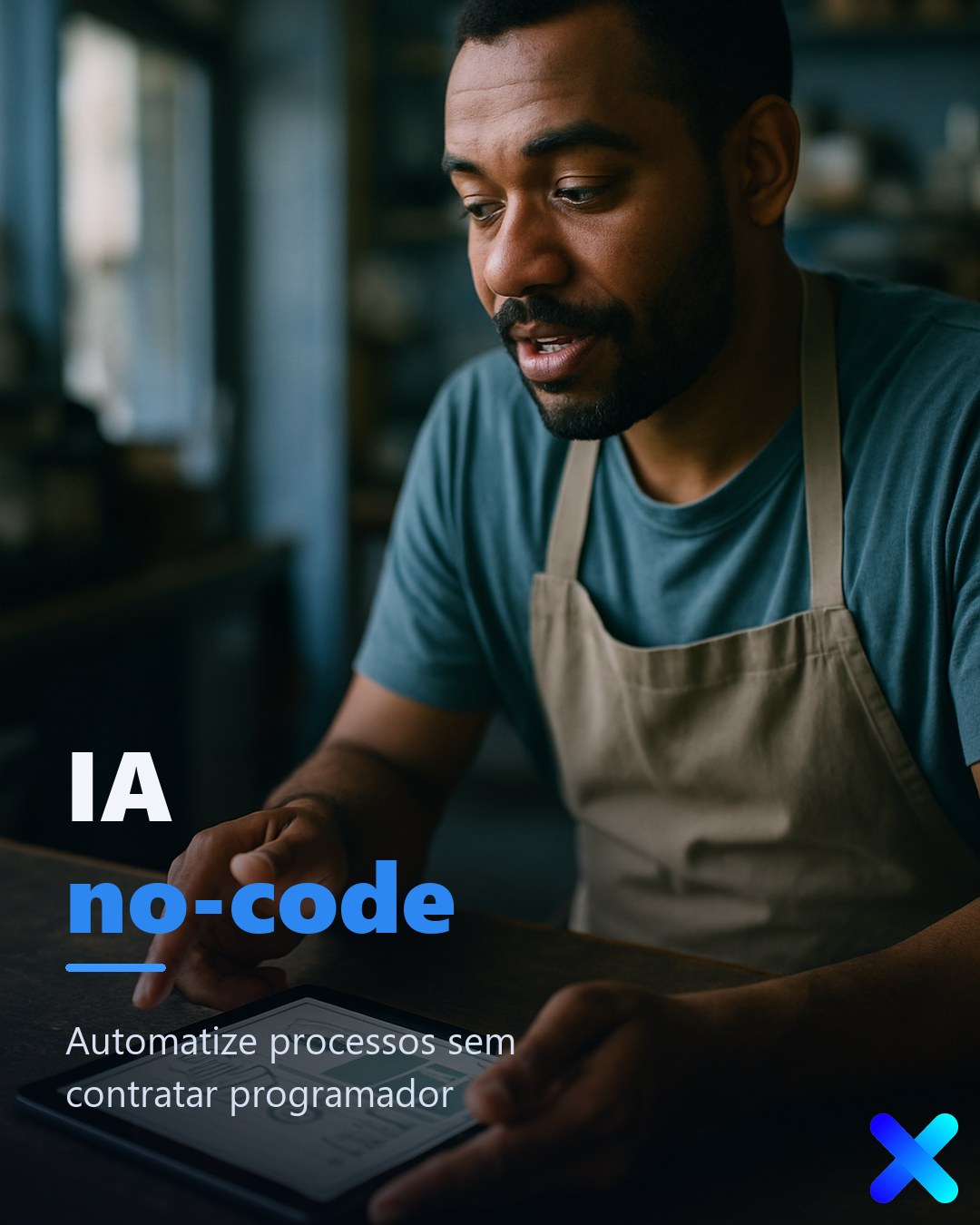 IA no-code: crie sistemas com prompt, sem programador
