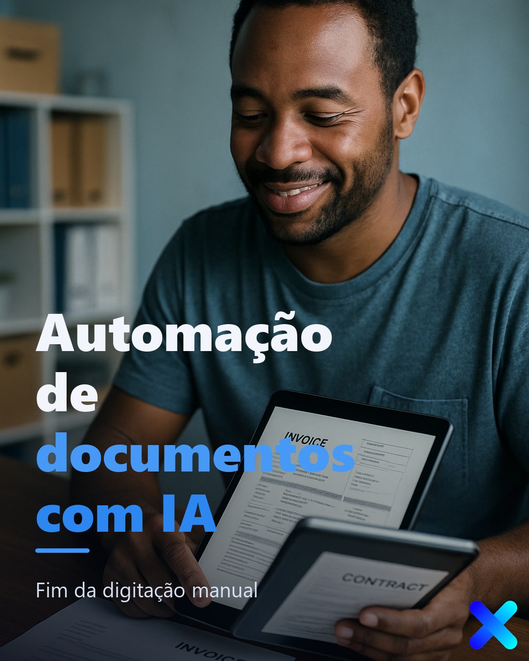 Automação de documentos com IA: fim da digitação manual