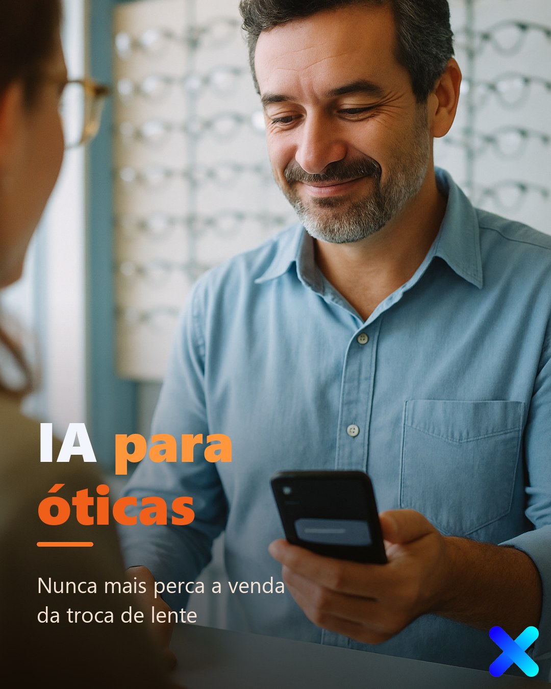 IA para óticas: recupere clientes com a receita vencida