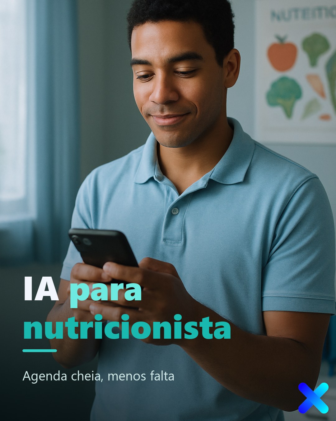 IA para nutricionista: agenda cheia, menos falta