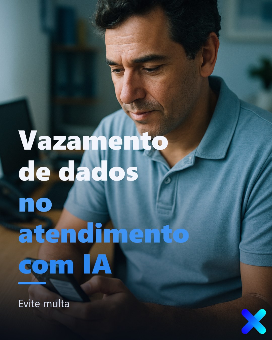 Vazamento de dados no atendimento com IA: evite multa