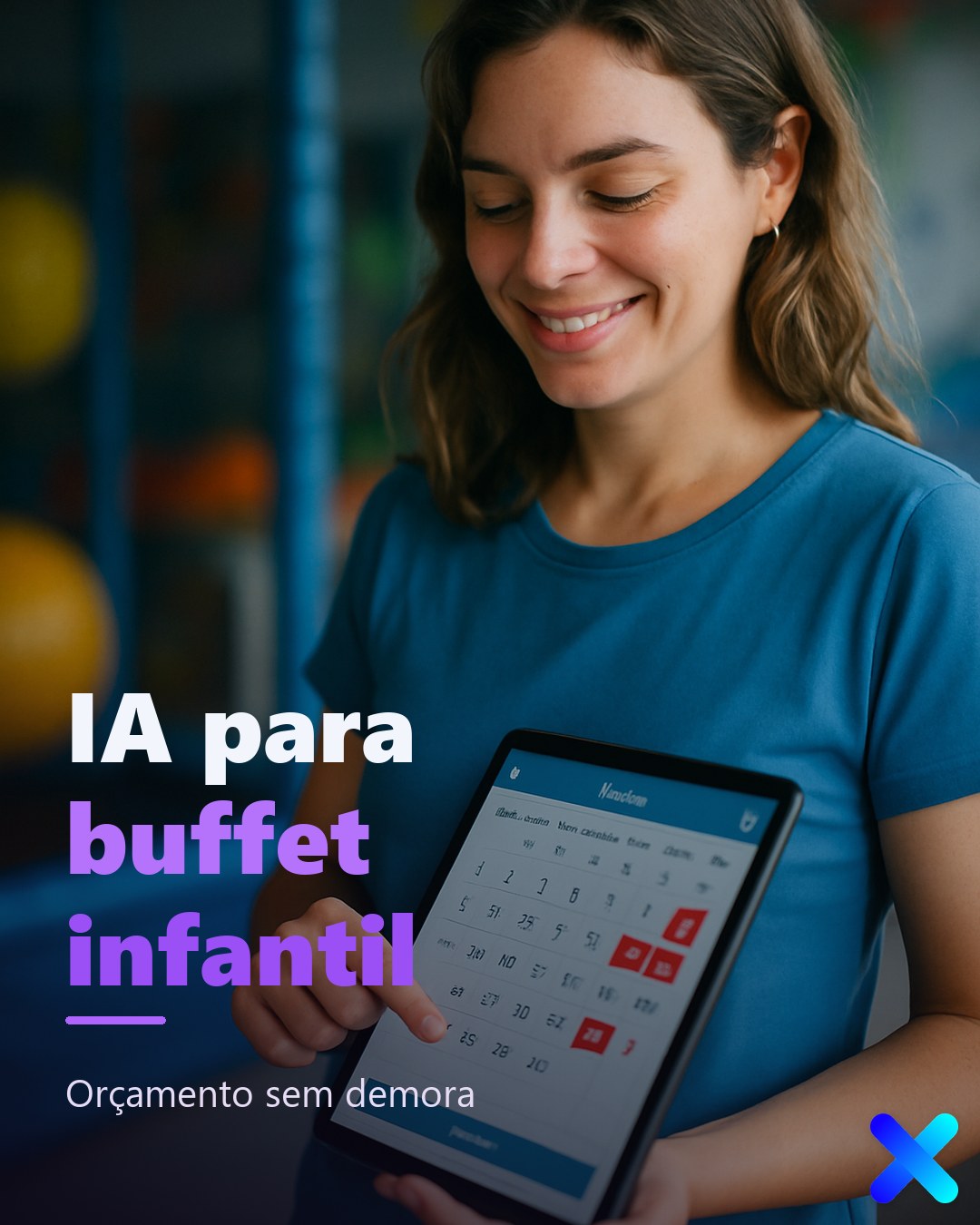 IA para buffet infantil: orçamento sem demora
