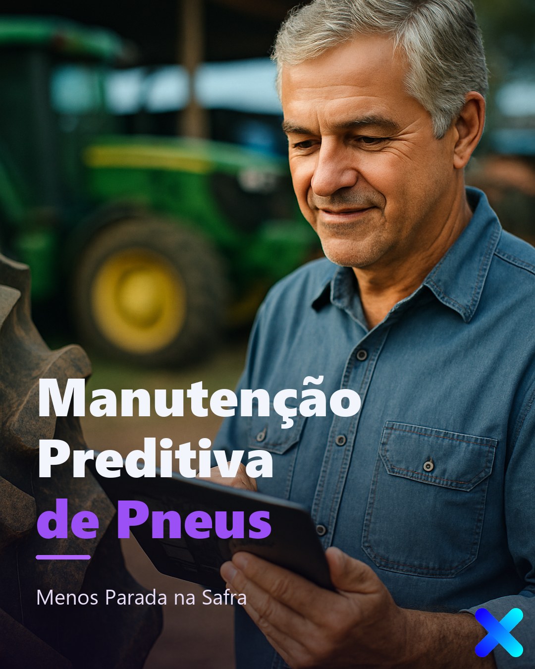 Manutenção Preditiva de Pneus: Menos Parada na Safra