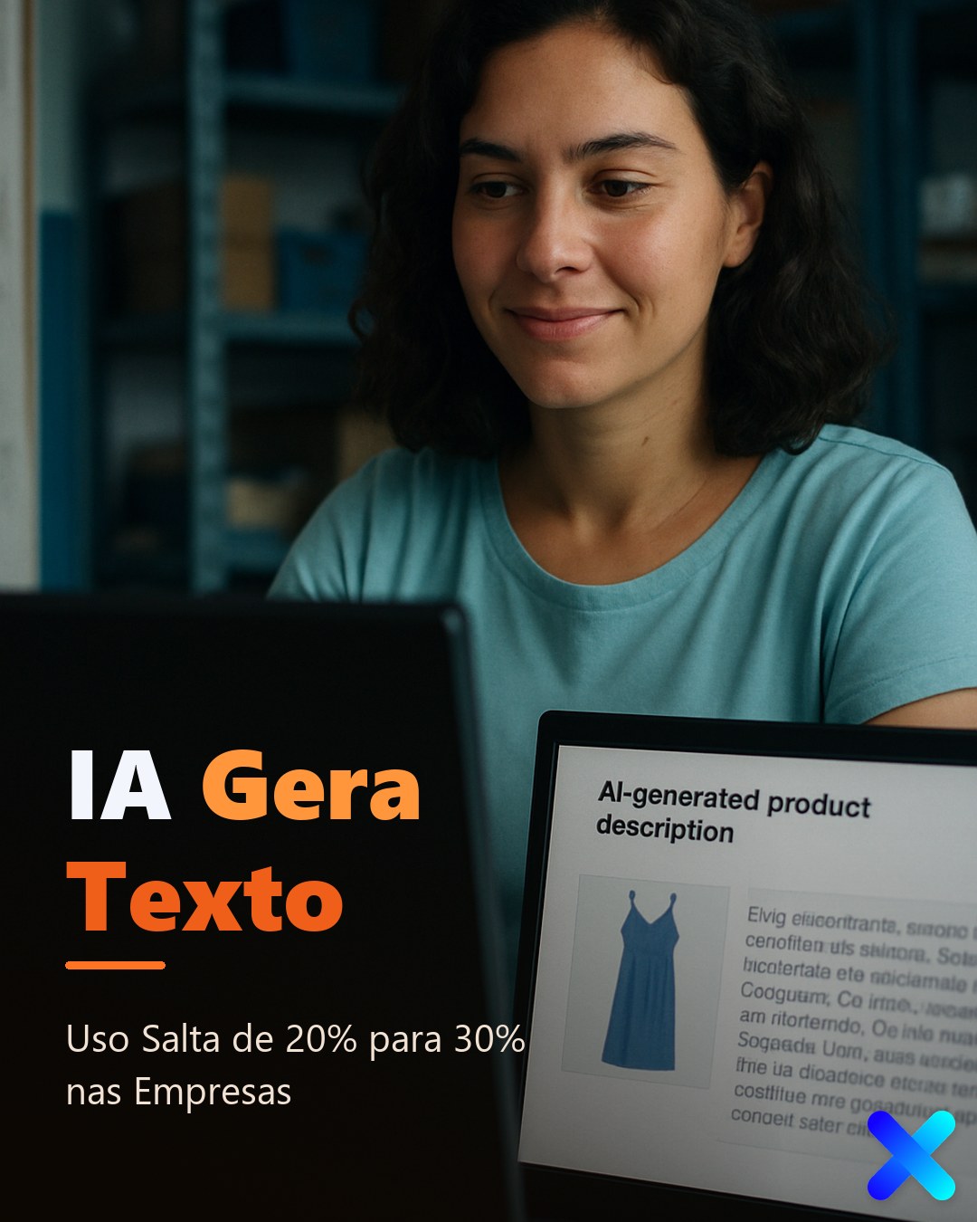 IA Gera Texto: Uso Salta de 20% para 30% nas Empresas