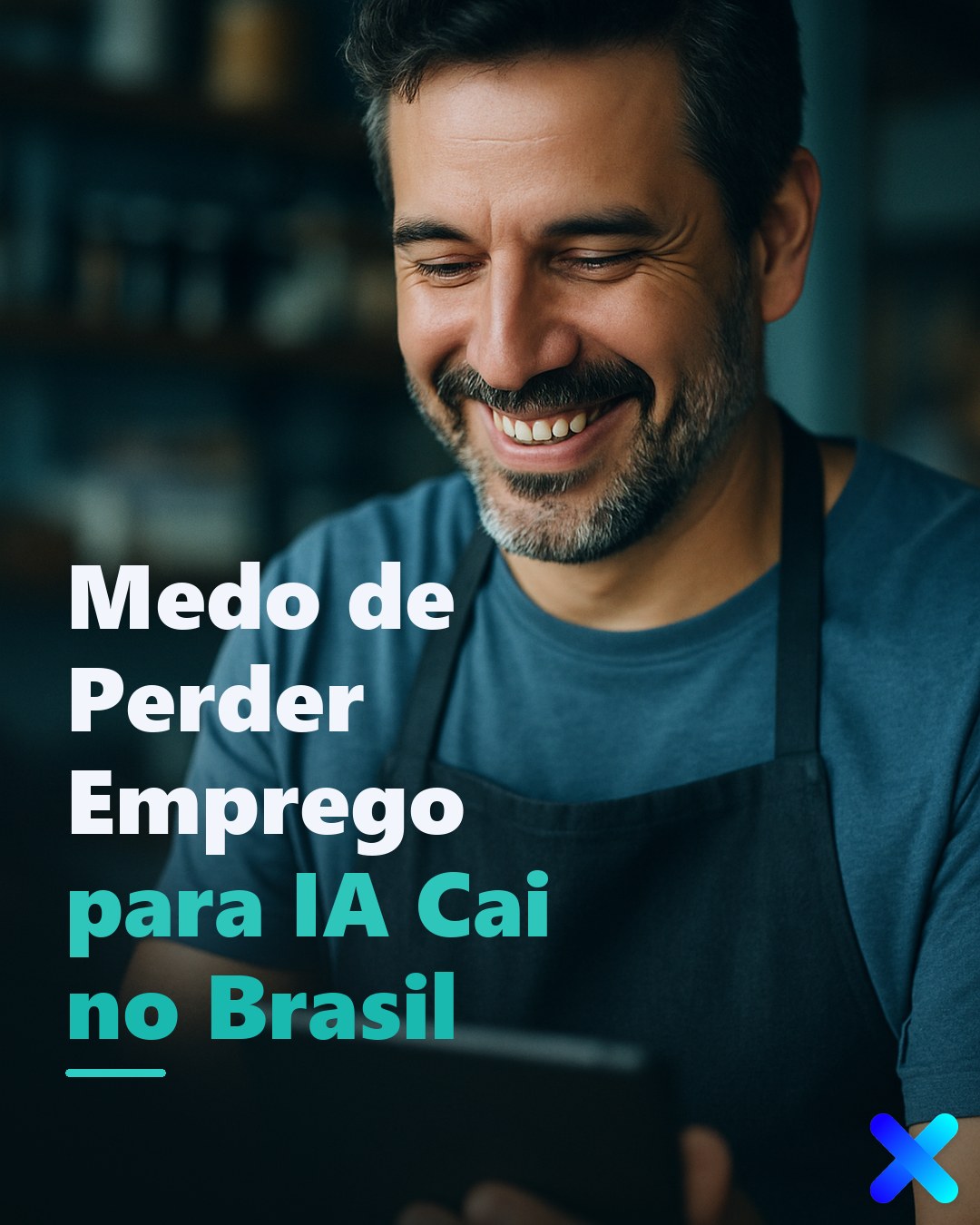 Medo de Perder Emprego para IA Cai no Brasil