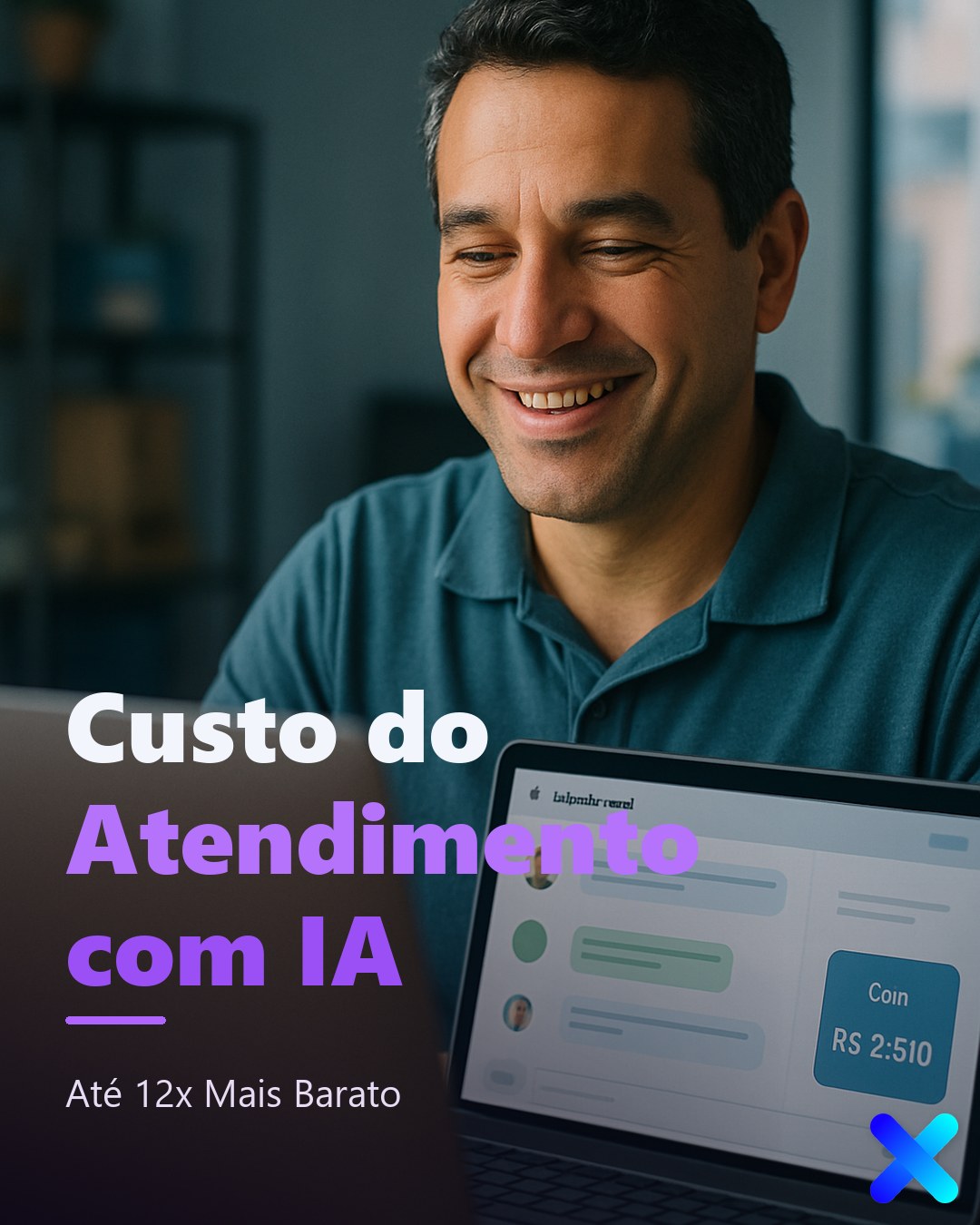 Custo do Atendimento com IA: Até 12x Mais Barato