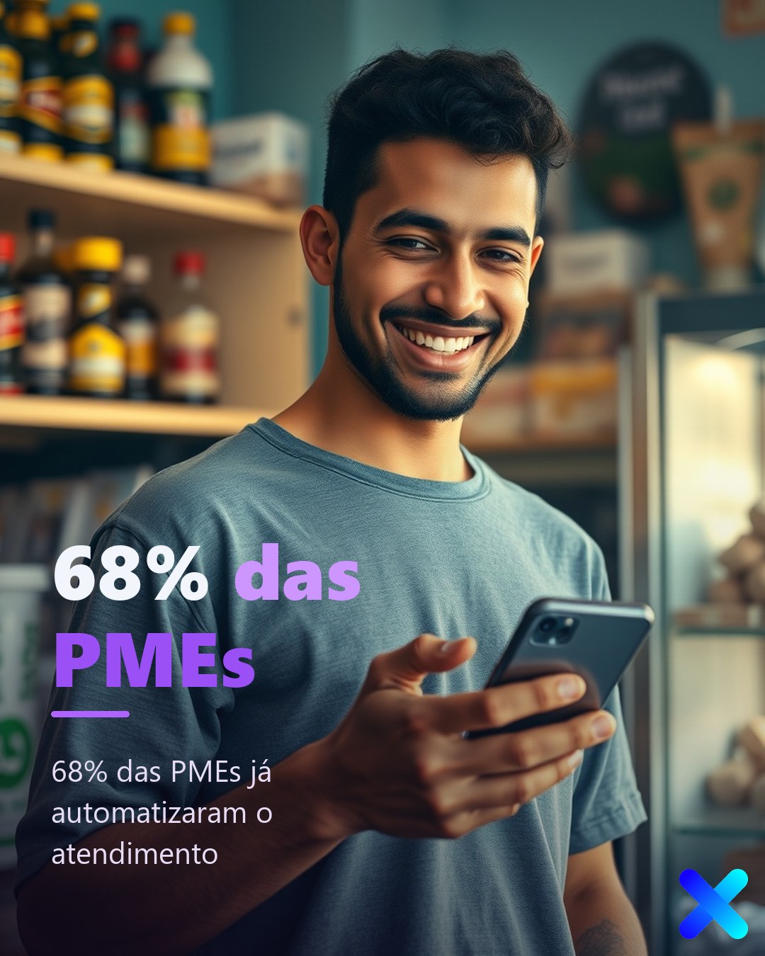 68% das PMEs Já Usam IA no WhatsApp: E a Sua?